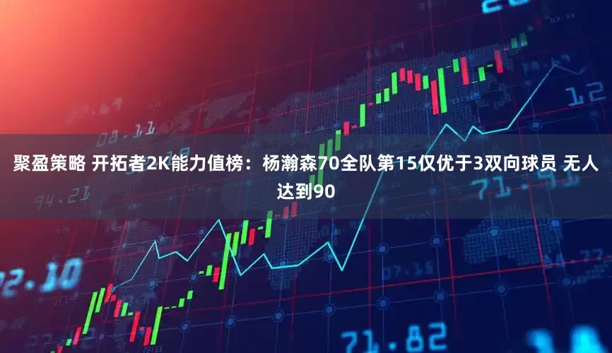 聚盈策略 开拓者2K能力值榜：杨瀚森70全队第15仅优于3双向球员 无人达到90